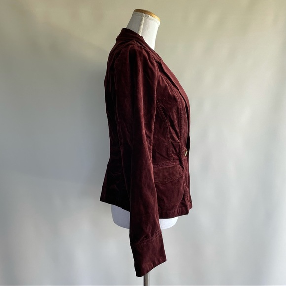 NWT Maeve by Anthropologie Velvet Blazer - sz 10 - Picture 4 of 7